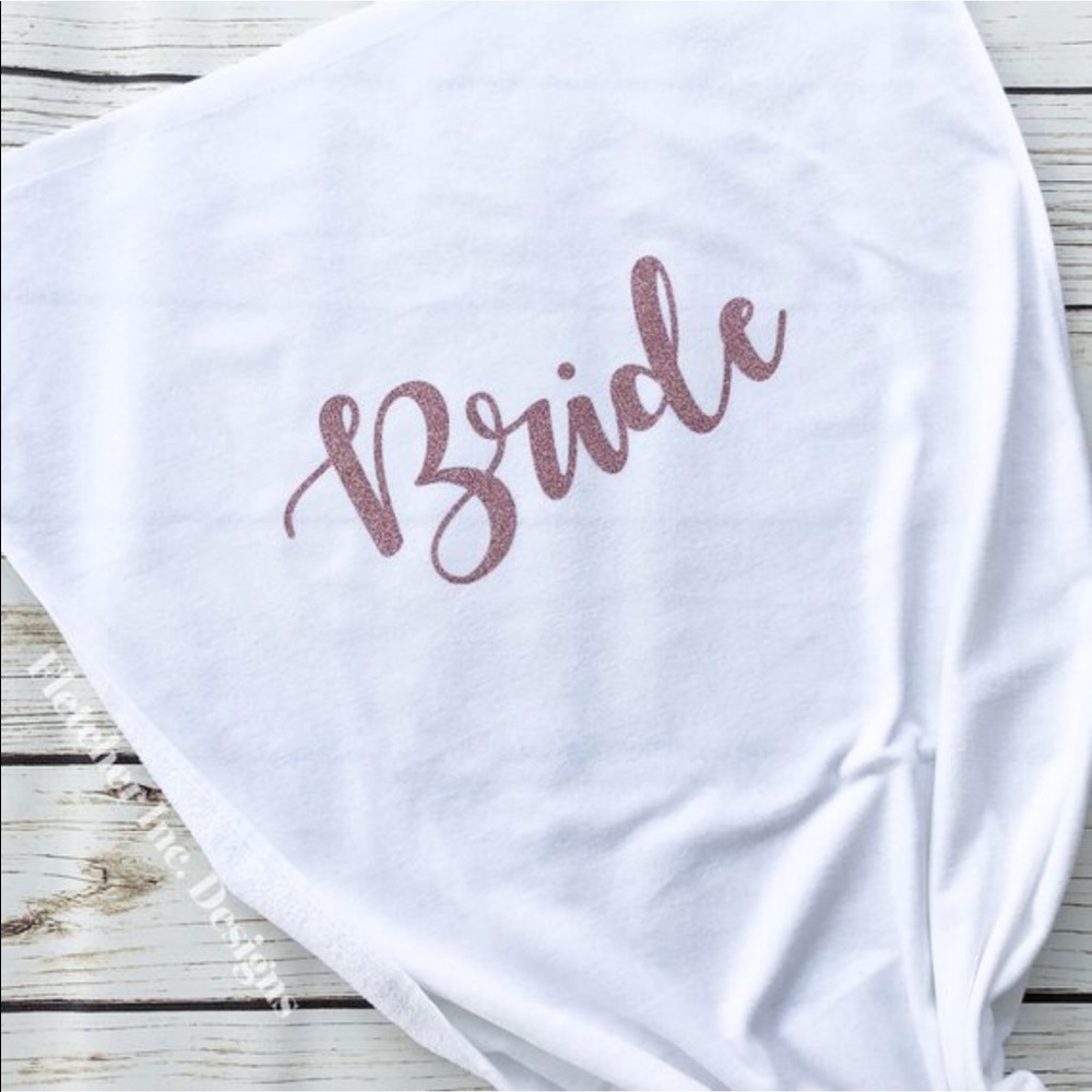 Glitter Bride Towel